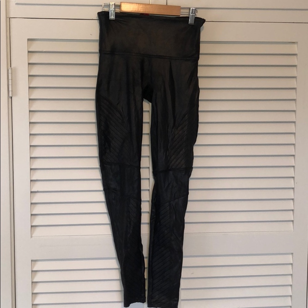 Spanx Faux Leather Moto Legging